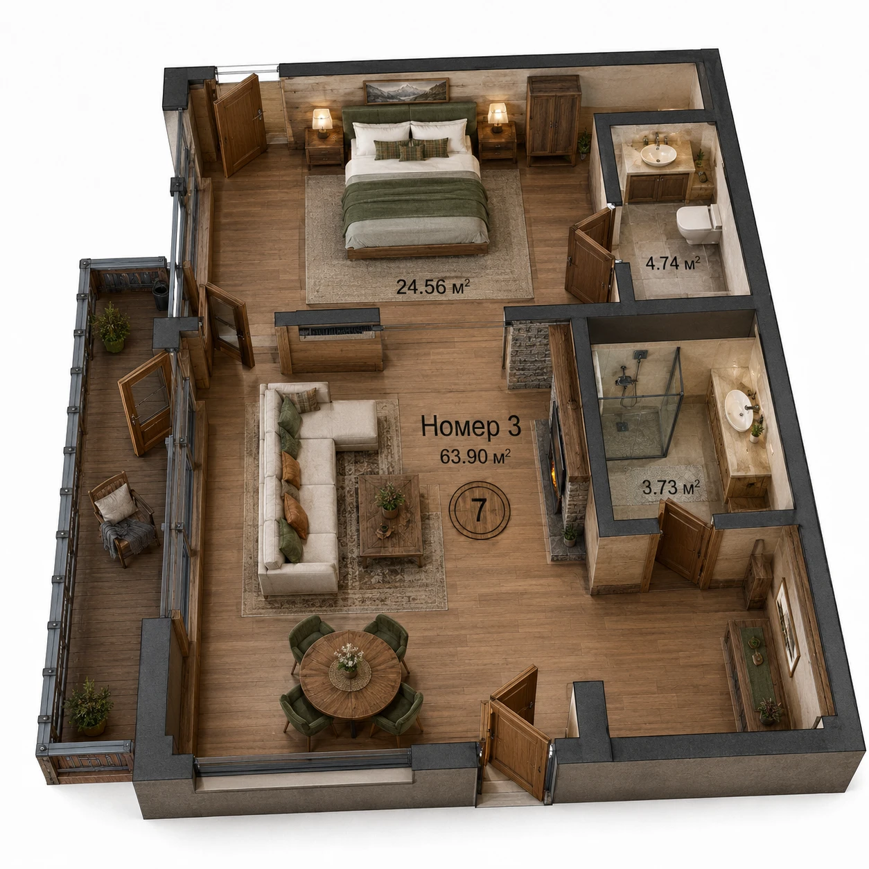 ChatGPT Image Jun 15, 2026, 09_26_05 PM (5) Апартамент 63,9 м² в RESORT HALL & SPA — 38,34 млн ₽