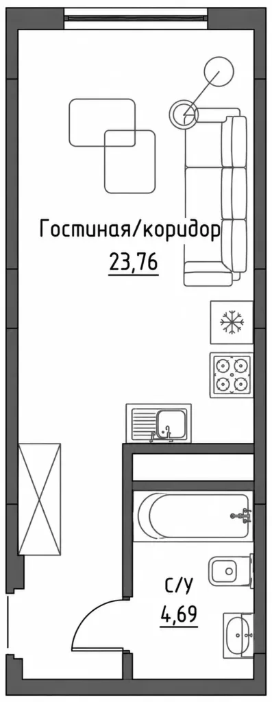 Квартира – студия